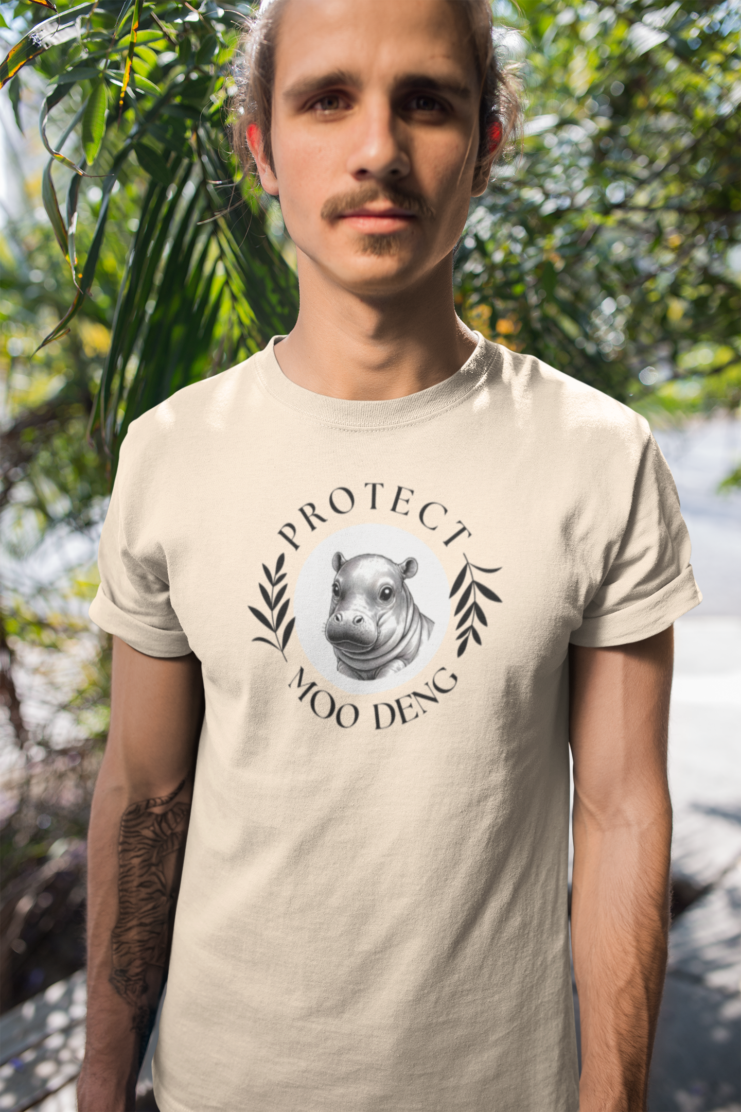 Protect MOO DENG - Unisex Heavy Cotton Tee